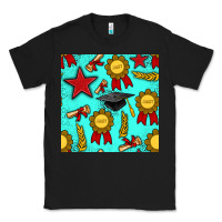 Black graduation seamless pattern Classic Tee - BundleAndBundleShop