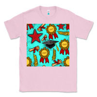 Bubblegum Pink graduation seamless pattern Classic Tee - BundleAndBundleShop