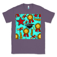 Lavender graduation seamless pattern Classic Tee - BundleAndBundleShop