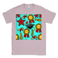 Lilac graduation seamless pattern Classic Tee - BundleAndBundleShop
