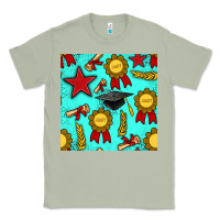 Matcha graduation seamless pattern Classic Tee - BundleAndBundleShop