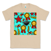 Mushroom graduation seamless pattern Classic Tee - BundleAndBundleShop