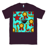 Plum graduation seamless pattern Classic Tee - BundleAndBundleShop
