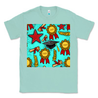Seafoam graduation seamless pattern Classic Tee - BundleAndBundleShop