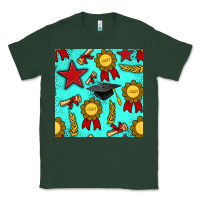 Sports Green graduation seamless pattern Classic Tee - BundleAndBundleShop