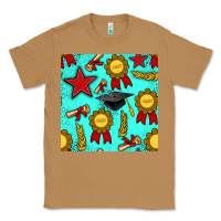 Toasted Coconut graduation seamless pattern Classic Tee - BundleAndBundleShop