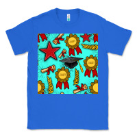 True Royal graduation seamless pattern Classic Tee - BundleAndBundleShop