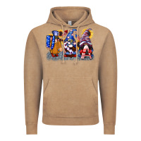 Vintage Coffee USA 4th of July gnomes  4th of july Vintage Hoodie - CowGirlArtShop