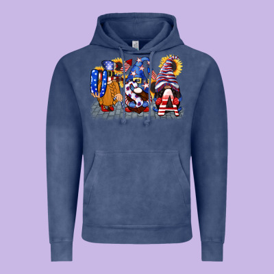 Usa 4th Of July Gnomes  4th Of July Vintage Hoodie Designed By Cowgirlartshop