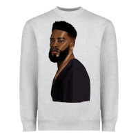 Heather Grey african men Heavyweight Sweatshirt - HRA Design Shop