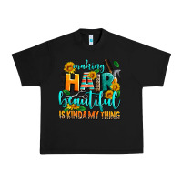 Black making hair beautiful is kinda my thing Urban Heavy Tee - AdoDesignShop