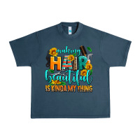 Midnight Navy making hair beautiful is kinda my thing Urban Heavy Tee - AdoDesignShop
