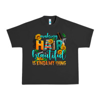 Pigment Black making hair beautiful is kinda my thing Urban Heavy Tee - AdoDesignShop