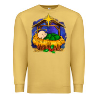 Antique Gold baby jesus Premium Sweatshirt - MaliasSmallBusiness
