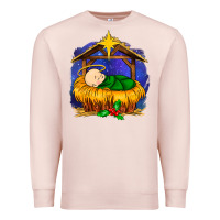 Pale Pink baby jesus Premium Sweatshirt - MaliasSmallBusiness