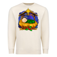 Sandshell baby jesus Premium Sweatshirt - MaliasSmallBusiness