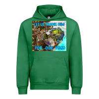 Emerald let us thank hım for our food Urban Hoodie - TumblerDesignByShophia