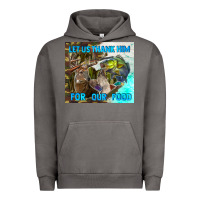 Pigment Tornado let us thank hım for our food Urban Hoodie - TumblerDesignByShophia