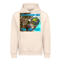 Sandshell let us thank hım for our food Urban Hoodie - TumblerDesignByShophia