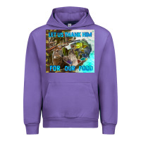 Tulip let us thank hım for our food Urban Hoodie - TumblerDesignByShophia