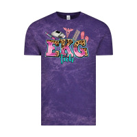 Cloud Purple ekg tech Vintage Tee - AdoDesignShop