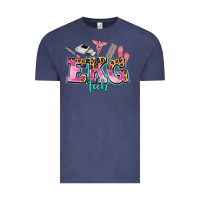 Vintage Denim ekg tech Vintage Tee - AdoDesignShop