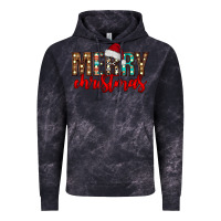 Cloud Black merry christmas Vintage Hoodie - CowhideDigitalArt