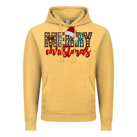 Vintage Mustard merry christmas Vintage Hoodie - CowhideDigitalArt