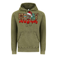 Vintage Olive merry christmas Vintage Hoodie - CowhideDigitalArt