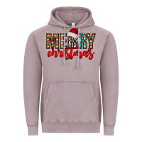 Vintage Zinc merry christmas Vintage Hoodie - CowhideDigitalArt