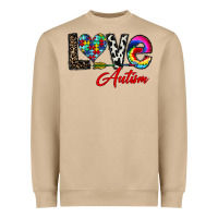 Love Autism Heavyweight Sweatshirt | Teevron