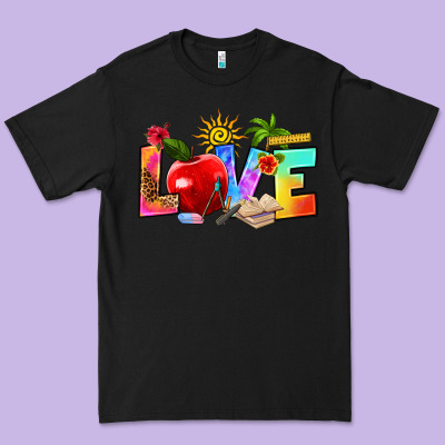 Premium Tee love teacher summer