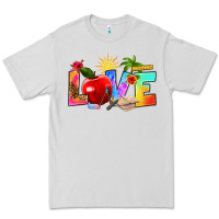 Dove Grey love teacher summer Premium Tee - RanaPortraitStore