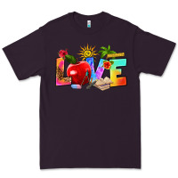 Plum love teacher summer Premium Tee - RanaPortraitStore
