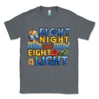 Charcoal Heather eight night and eight light for hanukkah Classic Tee - AdoDesignShop