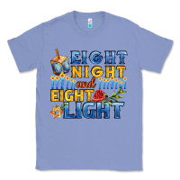 Colony Blue eight night and eight light for hanukkah Classic Tee - AdoDesignShop