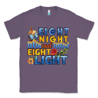 Lavender eight night and eight light for hanukkah Classic Tee - AdoDesignShop