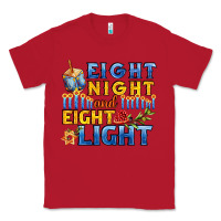 Red eight night and eight light for hanukkah Classic Tee - AdoDesignShop