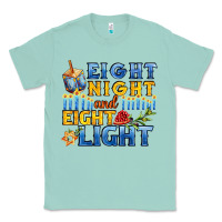 Seafoam eight night and eight light for hanukkah Classic Tee - AdoDesignShop