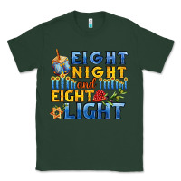 Sports Green eight night and eight light for hanukkah Classic Tee - AdoDesignShop