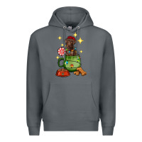 Rock Christmas coffee cup with Labrador Premium Hoodie - RanaPortraitStore
