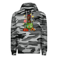 Slate Camo Christmas coffee cup with Labrador Premium Hoodie - RanaPortraitStore