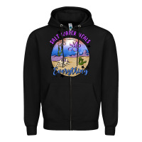 Salt Water Heals Everything Zipper Hoodie | Teevron
