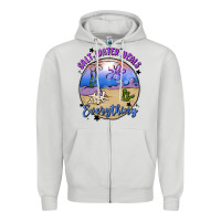 Dove Grey salt water heals everything Zipper Hoodie - MaliasSmallBusiness