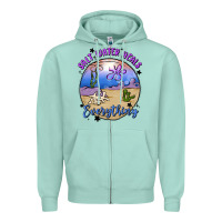 Seafoam salt water heals everything Zipper Hoodie - MaliasSmallBusiness