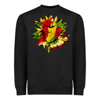 Black juneteenth sunflower Heavyweight Sweatshirt - HRA Design Shop