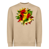 Mushroom juneteenth sunflower Heavyweight Sweatshirt - HRA Design Shop