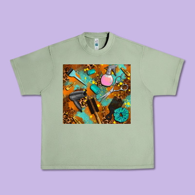 Hair Tech Urban Heavy Tee Designed By Adodesignshop