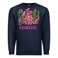 Navy barbie cowgirl Premium Sweatshirt - MaliasSmallBusiness