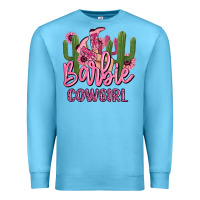Ocean Blue barbie cowgirl Premium Sweatshirt - MaliasSmallBusiness